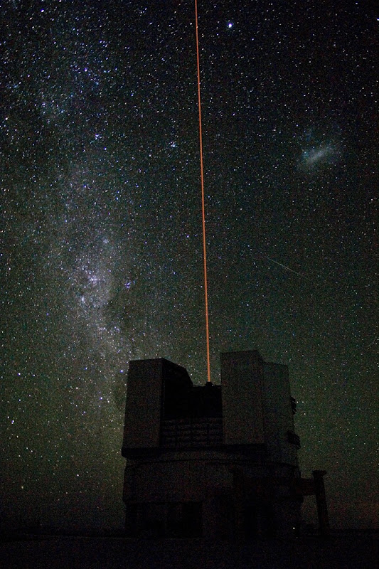 Spectacular Pictures Of Laser Guide Star System 